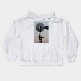 Country Windmill in MOTION Kids Hoodie